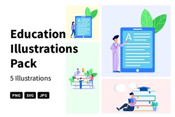 Education Illustration Pack