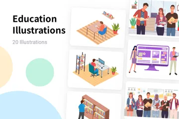 Education Illustration Pack