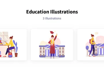 Education Illustration Pack