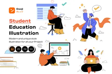 Éducation scolaire Pack d'Illustrations