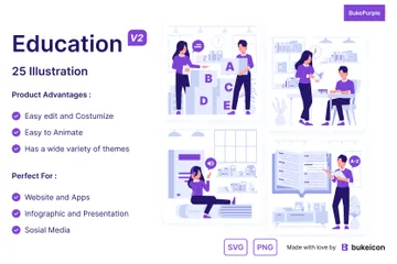 Education Volume 2 Illustration Pack