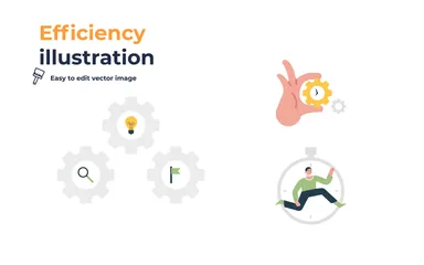 Efficiency Illustration Pack