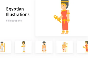 Egyptian Culture Illustration Pack