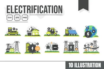 Électrification Pack d'Illustrations