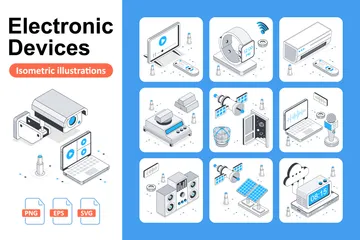 Electronic Devices Illustration Pack