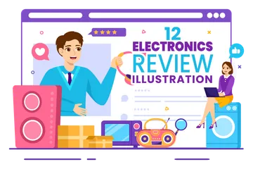 Electronics Review Illustration Pack