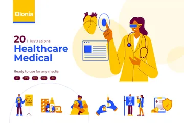 Ellonia : Healthcare Medical Illustration Pack