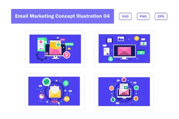 Email Marketing Illustration Pack