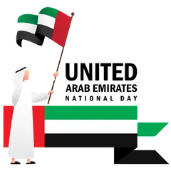 Emirats Arabes Unis Bonne Fête Nationale Pack d'Illustrations