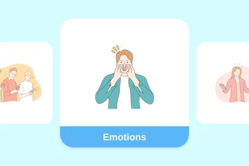 Emociones Paquete de Ilustraciones