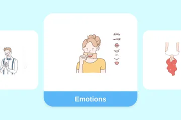 Emociones Paquete de Ilustraciones