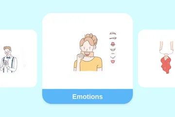 Emotionen Illustration Pack