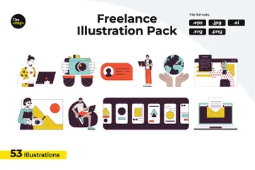 Emplois créatifs Pack d'Illustrations