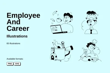 Employee And Career Illustration Pack