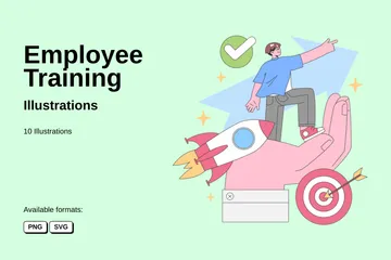 Employee Training Illustration Pack