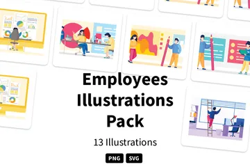 Employés Pack d'Illustrations