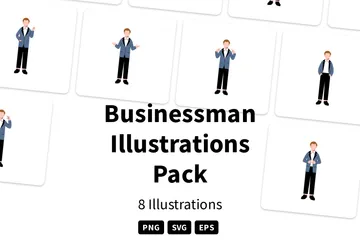 Homem de negocios Pacote de Ilustrações