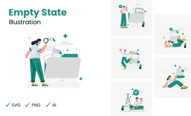 Empty State Illustration Pack