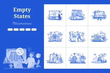 Empty States Illustration Pack