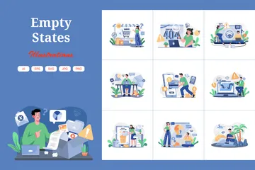 Empty States Illustration Pack