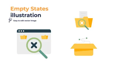 Empty States Illustration Pack