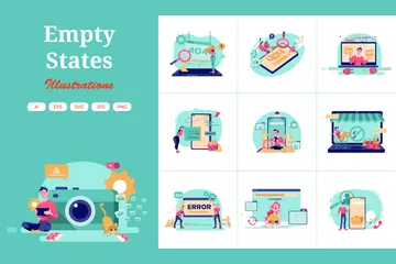 Empty States Illustration Pack