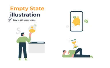 Empty States Illustration Pack