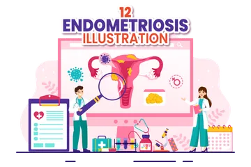 Endometriosis Illustration Pack