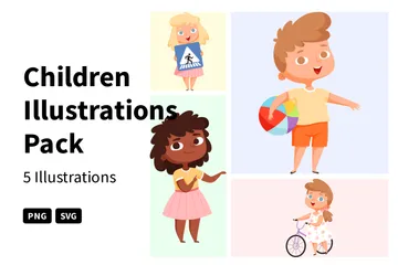 Enfants Pack d'Illustrations