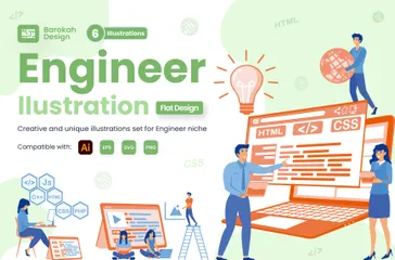 Engineer Illustration Pack