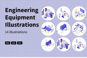Engineering Equipment Illustration Pack