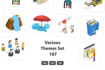 Thèmes divers Set 187 Pack d'Illustrations