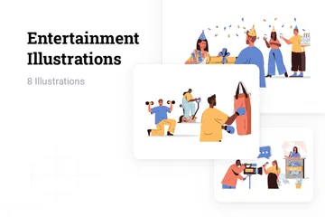 Entertainment Illustration Pack
