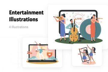 Entertainment Illustration Pack