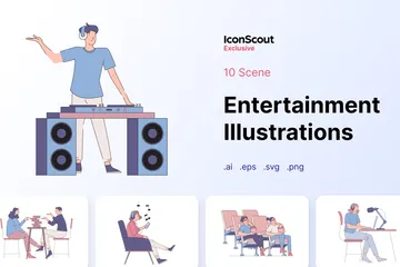 Entertainment Illustration Pack