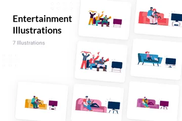 Entertainment Illustration Pack