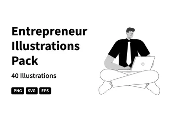 Entrepreneur Illustration Pack