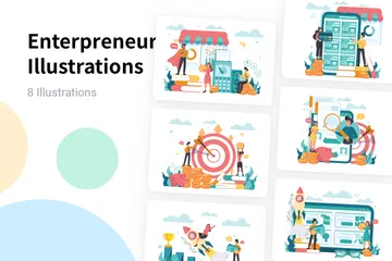 Entrepreneur Illustration Pack