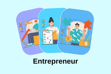 Entrepreneur Illustration Pack