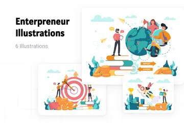 Entrepreneur Illustration Pack