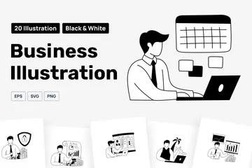 Entreprise Pack d'Illustrations