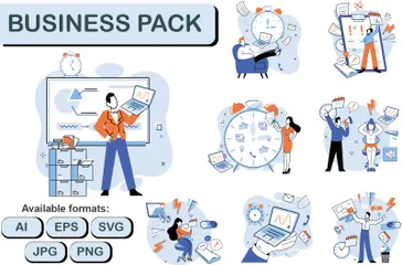 Entreprise Pack d'Illustrations