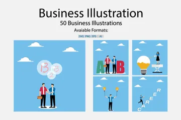 Entreprise Pack d'Illustrations