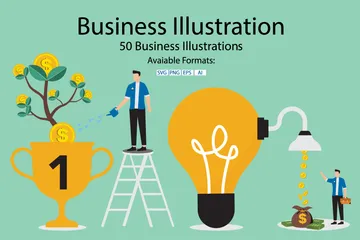 Entreprise Pack d'Illustrations