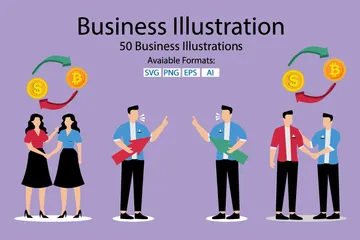 Entreprise Pack d'Illustrations