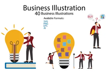 Entreprise Pack d'Illustrations