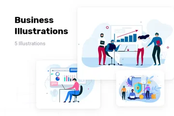 Entreprise Pack d'Illustrations