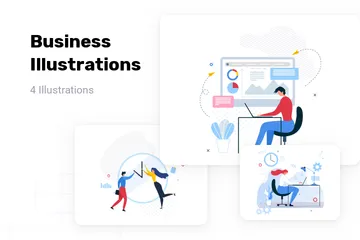 Entreprise Pack d'Illustrations