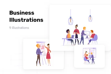 Entreprise Pack d'Illustrations