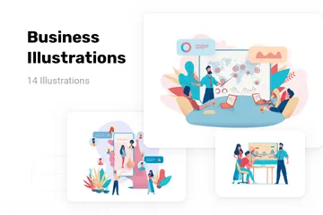 Entreprise Pack d'Illustrations